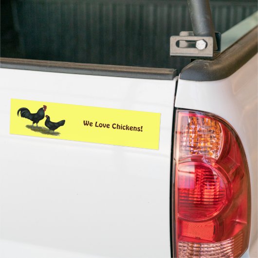 Augsburger Chickens Bumpersticker (Op Truck)