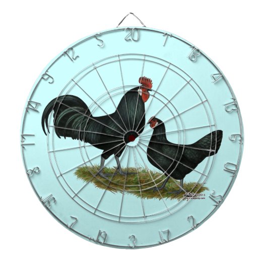 Augsburger Chickens Dartbord (Voorkant)