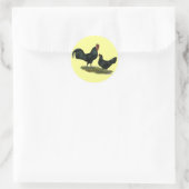 Augsburger Chickens Ronde Sticker (Tas)