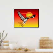 Augur ontmoet de ochtendzon. 4x3 poster (Keuken)