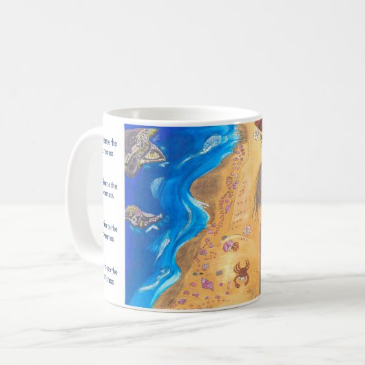 Auguri Amica - Ervaar de onheid Koffiemok (Voorkant links)