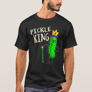 Augurk Augurken Koning Vegan Grappig Eten Groentel T-shirt