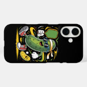 Augurk die Pickleball speelt Case-Mate iPhone Case (Achterkant (horizontaal))