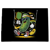 Augurk die Pickleball speelt Groot Cadeauzakje (Voorkant)