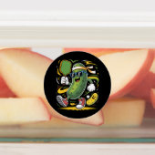 Augurk die Pickleball speelt Labels (Aangebracht)