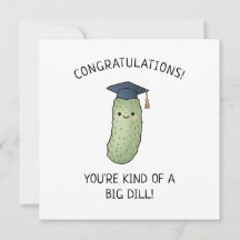 Augurk Dill Grappige Tekst Afstudeergeschenk