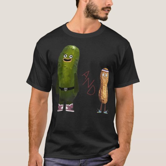 augurk en pinda t-shirt (Voorkant)