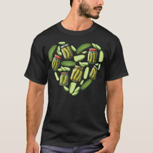 Augurk Hart - Dille Augurk Liefhebber Inleg Augurk T-shirt