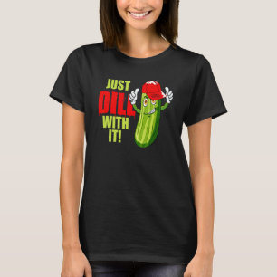 Augurk Humor Stunt Ui Met Het Cucumber Zonnebril V T-shirt