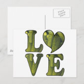 Augurk LIEFDE Briefkaart (Voorkant / Achterkant)