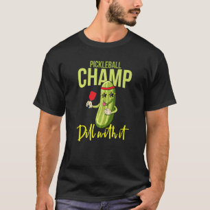 Augurk liefhebber of veganistisch en vegetarisch o t-shirt