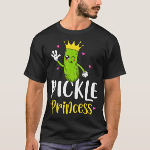 augurk prinses grappig augurk komkommer meisje t-shirt