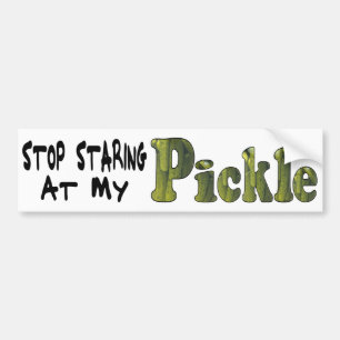 Augurk Starende Bumpersticker