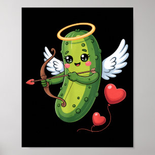 Augurk valentijn cupido liefde stel vriend poster
