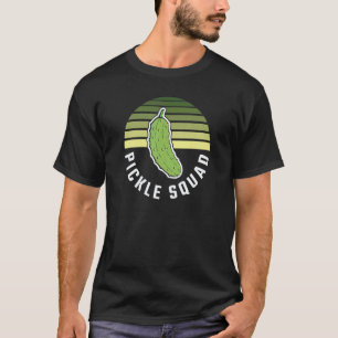 Augurk Vegan Groene Pickle Squad T-shirt