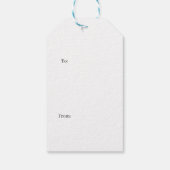 Augurk Zwemmen Cadeaulabel (Achterkant)