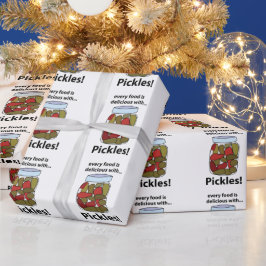 augurken Elk voedsel is heerlijk met augurken Cadeaupapier