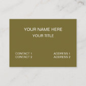 augurken Elk voedsel is heerlijk met augurken Visitekaartje (Achterkant)