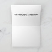 Augurken en ijs: zwangerschap aankondiging (Binnen)