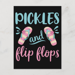 augurken en Teenslippers Briefkaart