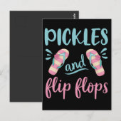 augurken en Teenslippers Briefkaart (Voorkant / Achterkant)