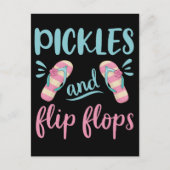 augurken en Teenslippers Briefkaart (Voorkant)