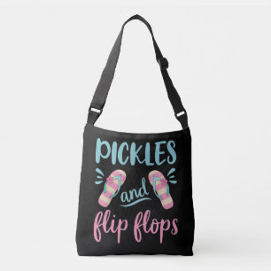 augurken en Teenslippers Crossbody Tas