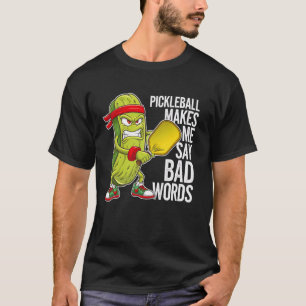 Augurken Grappige Pickleball Doet Me Slecht Praten T-shirt