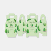 augurken komkommer groen grillig Baby shower Bedankdoosjes (Uitgevouwen)