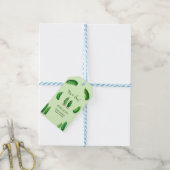 augurken komkommer groen grillig Baby shower Cadeaulabel (Met Touw)