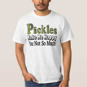 Augurken maken me gelukkig t-shirt