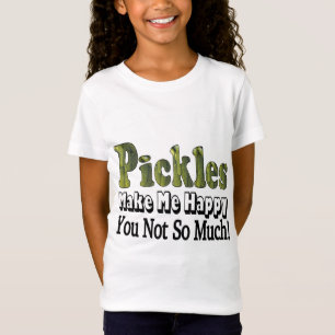 Augurken maken me gelukkig t-shirt