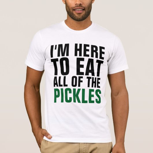 Augurkenliefhebber T-shirts (Voorkant)