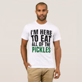 Augurkenliefhebber T-shirts (Voorkant volledig)