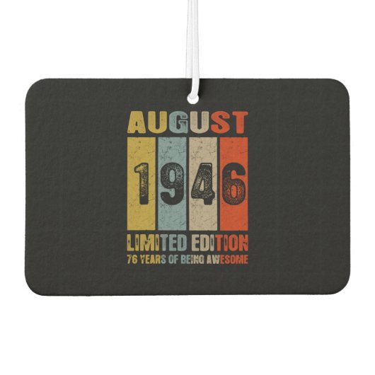 August 1946 Limited Edition Being Awesome Luchtverfrisser (Voorkant)