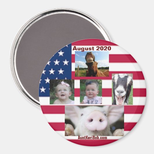 August 2020 magneet (Voorkant / Achterkant)