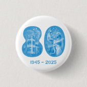 August 5 NYC event 2025 Button - Small 1¼ Inch (Voorkant)