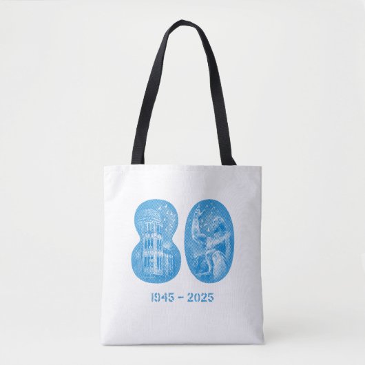 August 5 NYC event 2025 Tote (white/black) Tote Bag (Voorkant)