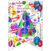 August, 8 verjaardag Bunting Banner (Eerste vlag)