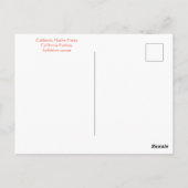 August Ablaze Briefkaart (Achterkant)