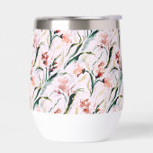 August Birth Flower Gladiolus Watercolor Pattern (Links)