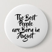 "August" Birthday Button (Voorkant)