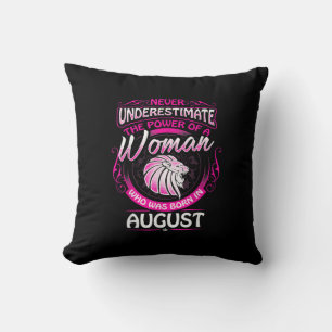 August Birthday Gift Woman Leo Zodiac Astrology Kussen