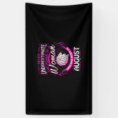 August Birthday Gift Woman Leo Zodiac Astrology Spandoek (Verticaal)