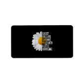 August Birthday Womens Gift Funny Quote Gift Etiket (Voorkant)