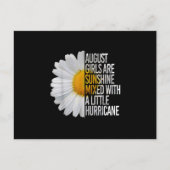 August Birthday Womens Gift Funny Quote Gift Feestdagenkaart (Voorkant)