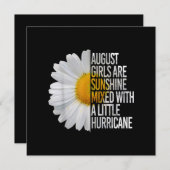 August Birthday Womens Gift Funny Quote Gift Kaart (Voorkant / Achterkant)