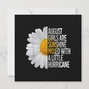 August Birthday Womens Gift Funny Quote Gift Kaart