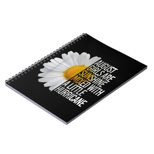 August Birthday Womens Gift Funny Quote Gift Notitieboek (Linkerzijde)