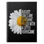August Birthday Womens Gift Funny Quote Gift Notitieboek (Voorkant)